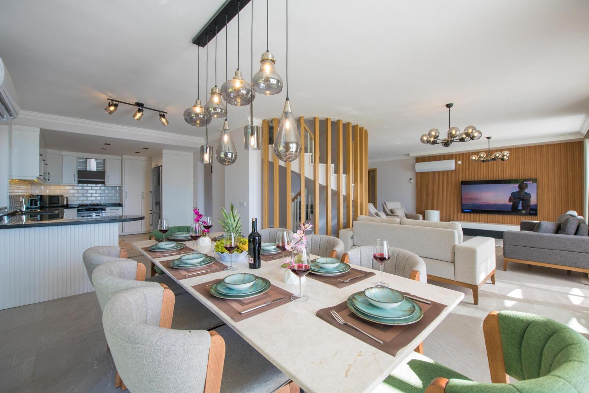 קלקן Beachfront White Villa With Private Swimming Pool מראה חיצוני תמונה